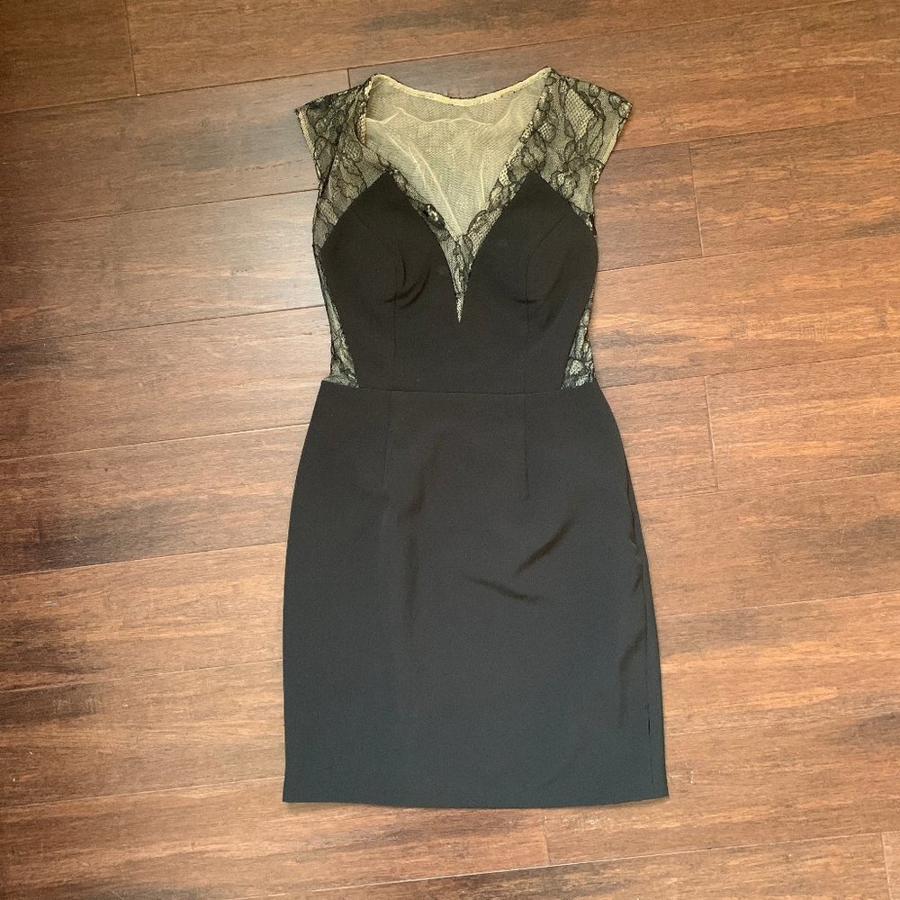 LACE + MESH DRESS